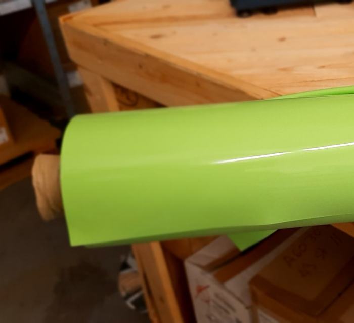 Premium Lackfolie 130cm x 30m 180µm hellgrün (652) Restposten